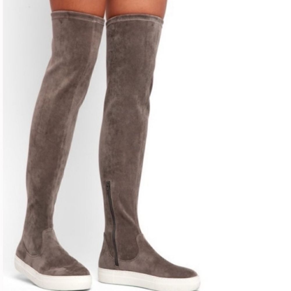 J Slides Petra Over The Knee Sneaker Boots